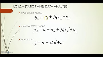 INTRODUCTION TO PANEL DATA ANALYSIS USING GRETL