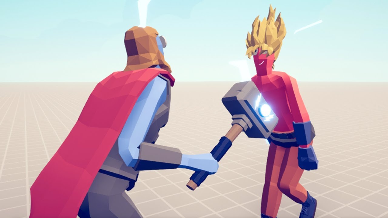 GOKU  vs THOR | TABS  - Totally Accurate Battle Simulator