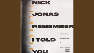 Download Lagu Remember I Told You (Acoustic) (feat. Anne-Marie & Mike Posner)