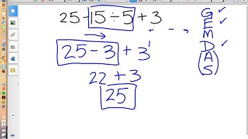 Video 1.2 GEMDAS Order of Operations