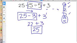 1 2 GEMDAS Order of Operations