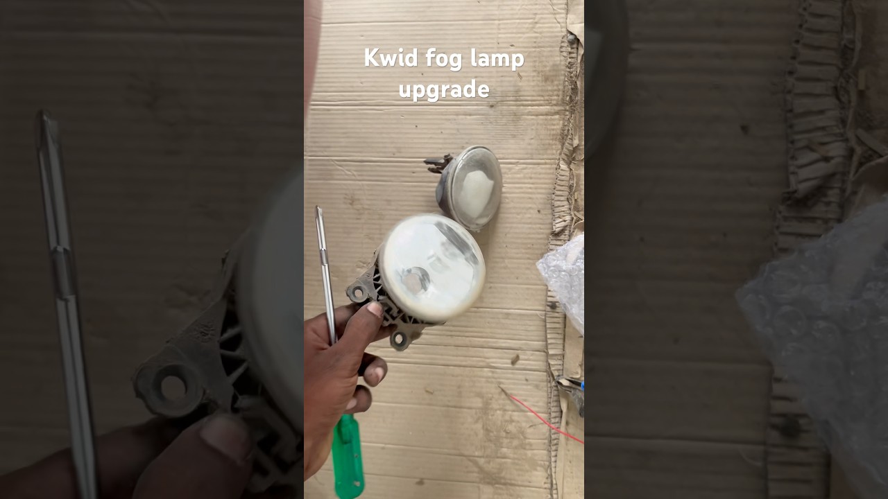 Kwid fog lamp upgrade 🙏🏻