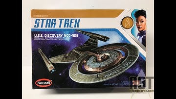 USS Discovery 1:2500 Model kit P/Review and build Pt 1: Unboxing