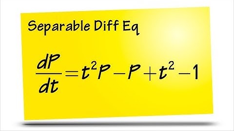 Separable differential equation, factor by grouping
