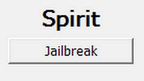 Spirit Untethered Jailbreak for iPhone, iPad and iPod touch on 3.1.3 and 3.2