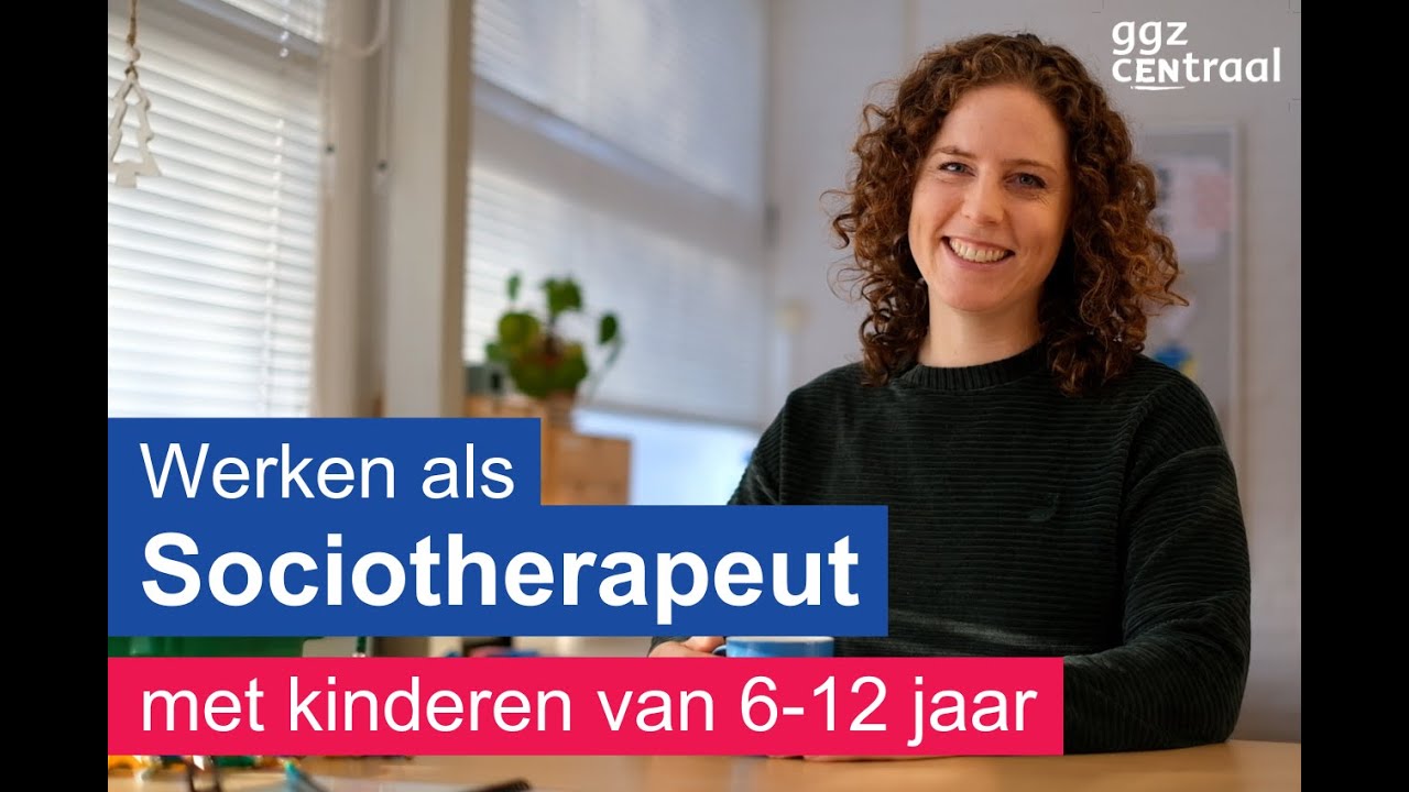 Moniek werkt als sociotherapeut met kinderen van 6 - 12 jaar
