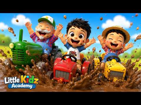 🚜 The Big Tractors Go Bounce, Bounce, Bounce! | Old MacDonald’s Farm Song for Kids & Toddlers