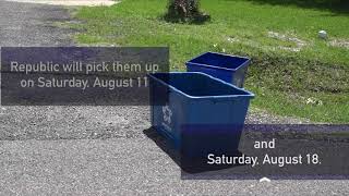 Recycle Bin Pickup