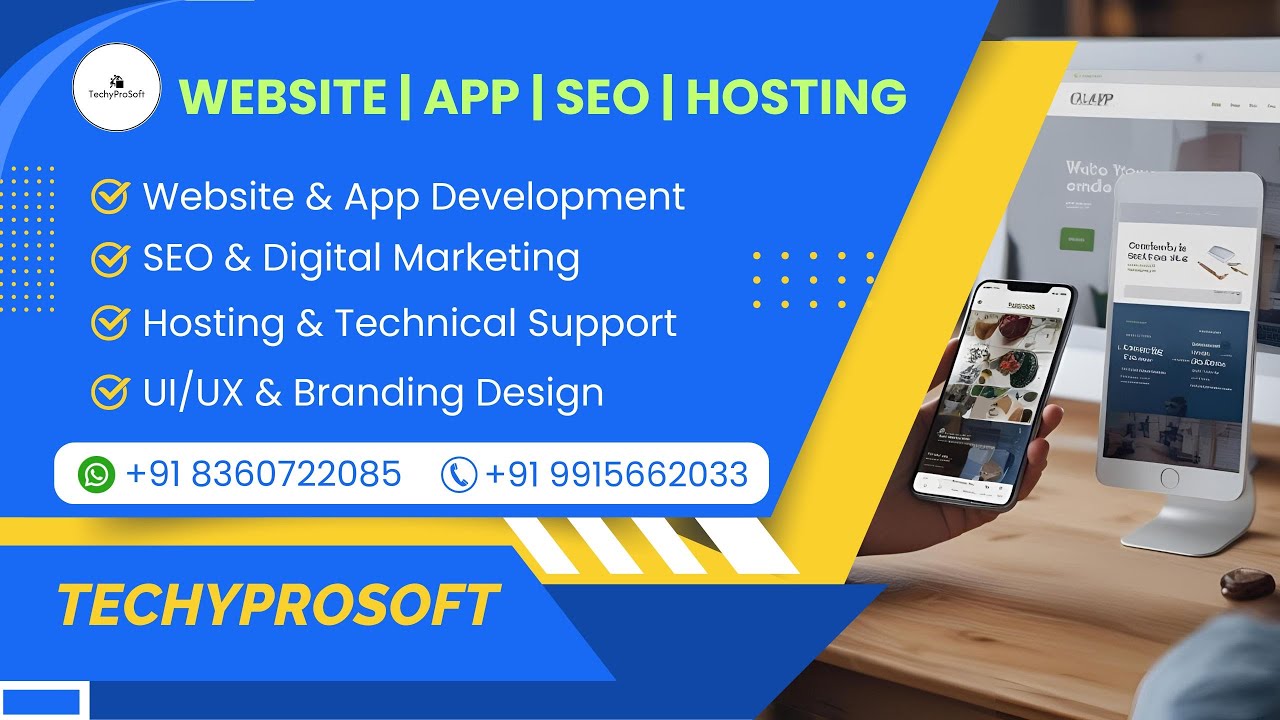 Website Design Company in Dindigul | App Development Company in Dindigul | TechyProSoft