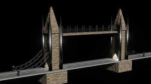 Blender 2.8 Bridge Animation