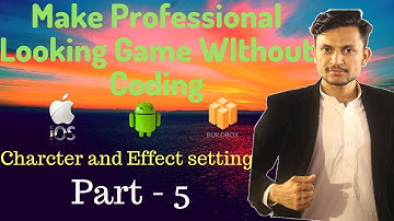 Setting of unlock characters and adding particle within particle effects in BuildBox Part 5 Urdu