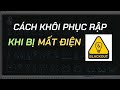 Cách Khôi Phục Rập Khi Bị Mất Điện Trong Phần Mềm Optitex