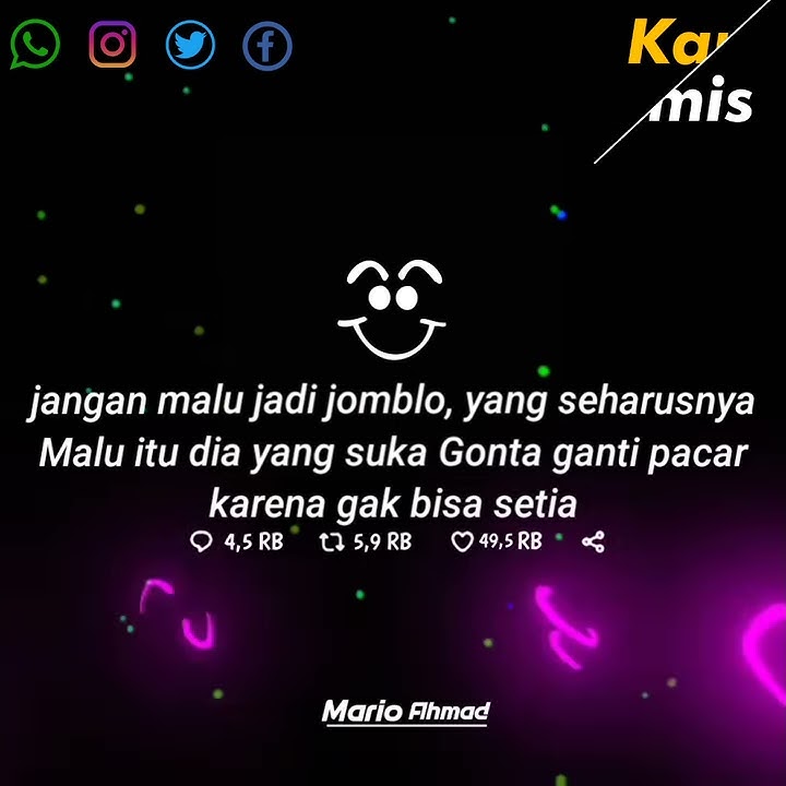 Story wa jomblo keren || terbaru 2020 Riodesign