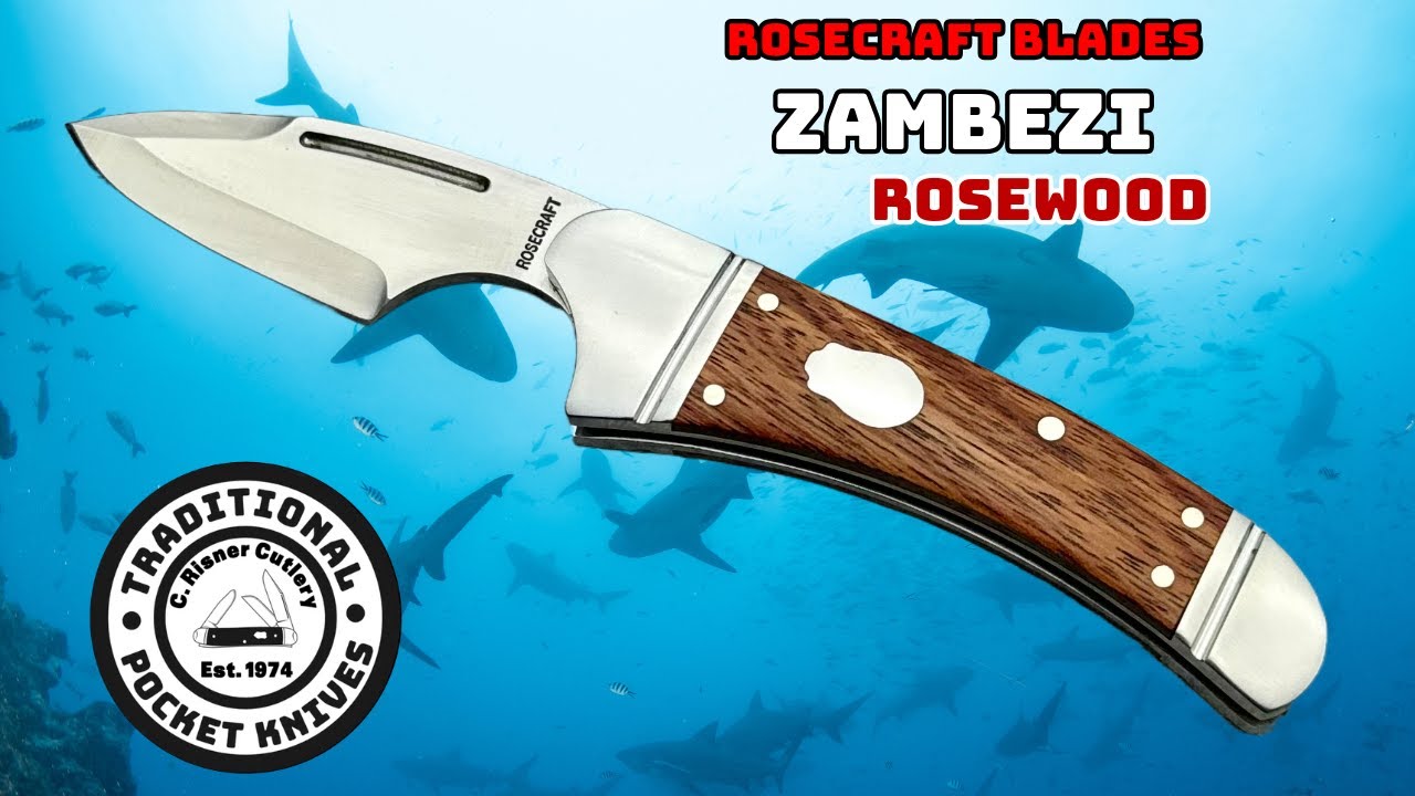 RoseCraft Blades Zambezi Rosewood (RCT002-RW) - C. Risner Cutlery LLC
