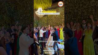 Un Grito para los novios #EzioOliva hizo vibrar la boda de Ale y Said