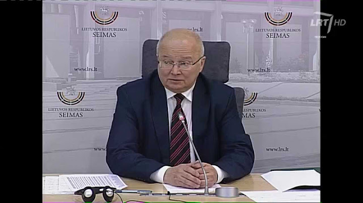 Vyriausiosios rinkimų komisijos spaudos konferencija dėl LR Prezidento rinkimų (pirmasis turas)