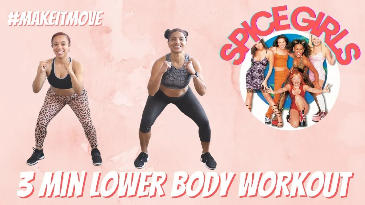 Wannabe - Spice Girls | LOWER BODY WORKOUT - NO EQUIPMENT