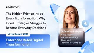 Why Transformation Stalls | Valentina Labate | Enterprise Retail Digital Transformation Summit 2026