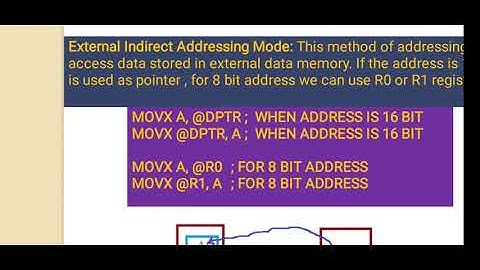 Addressing mode Part 2 microcontroller 8051