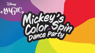 Disney Magic Alaska Cruise Mickey’s Color Spin Dance Party July 28, 2026