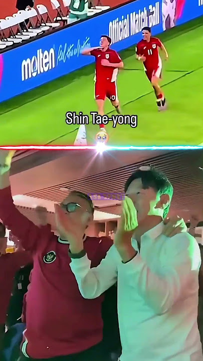 Reaksi shin tae young saat melihat gol ole romeny 🥺❤