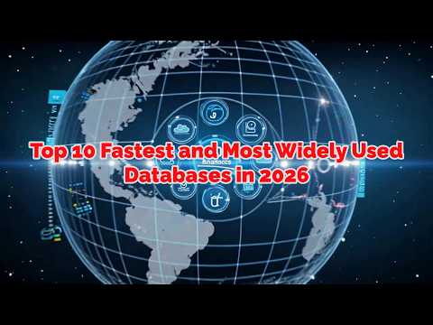 Top 10 Fastest and Most Widely Used Databases in 2026