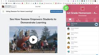 Adding a Co Teacher in Seesaw