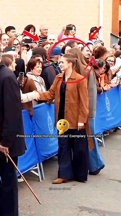 Princess Leonor Honors Asturias Exemplary Town 2025 🇪🇸