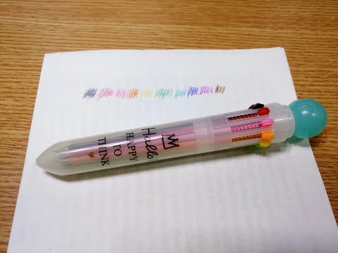 Как сделать цветные ручки в домашних условиях