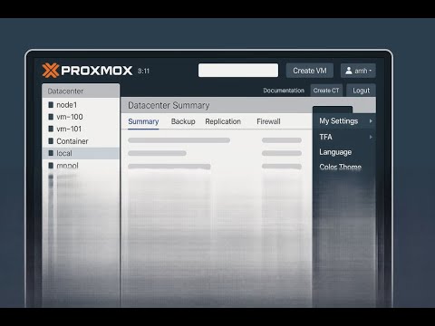 Proxmox VE GUI – Einstieg in die Weboberfläche - YouTube