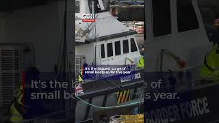 Britain braces for biggest surge of small boats so far this year as hundreds cross the Channel
