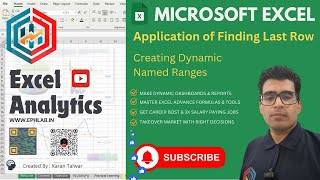 Applications of Finding Last Row (Dynamic Range)