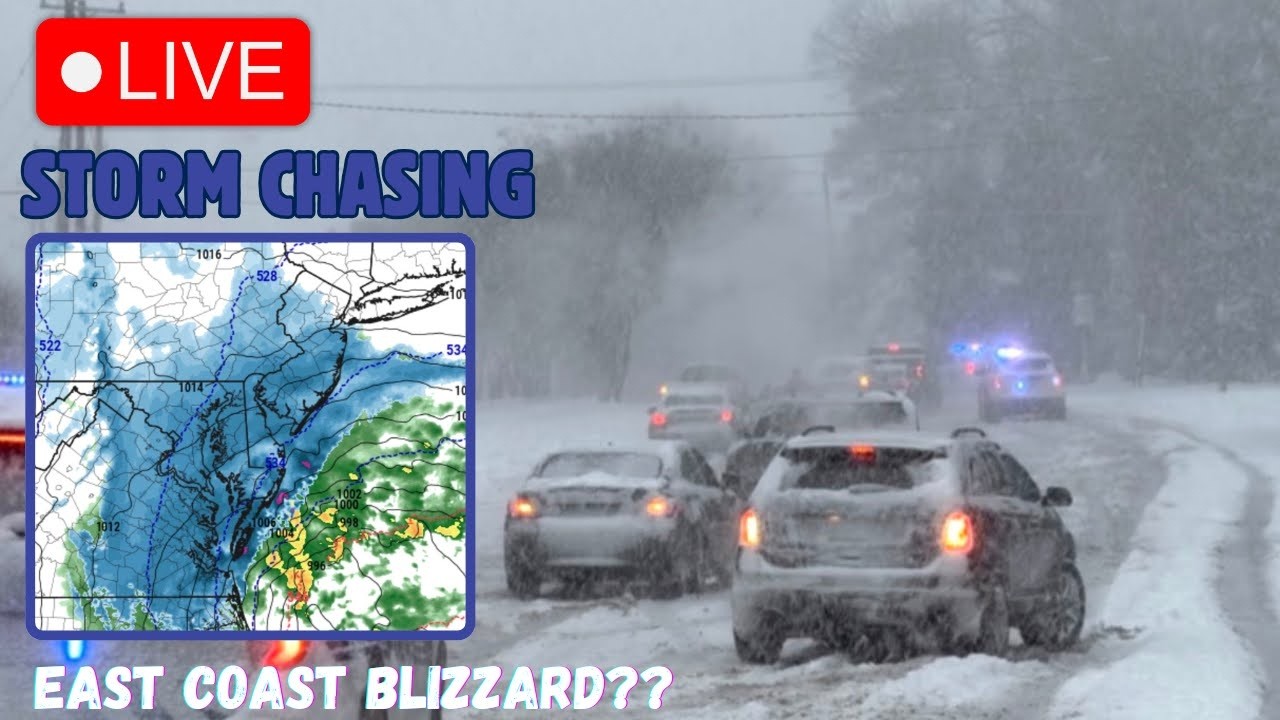 HISTORIC BLIZZARD SLAMS THE EAST COAST: LIVE STORM CHASER