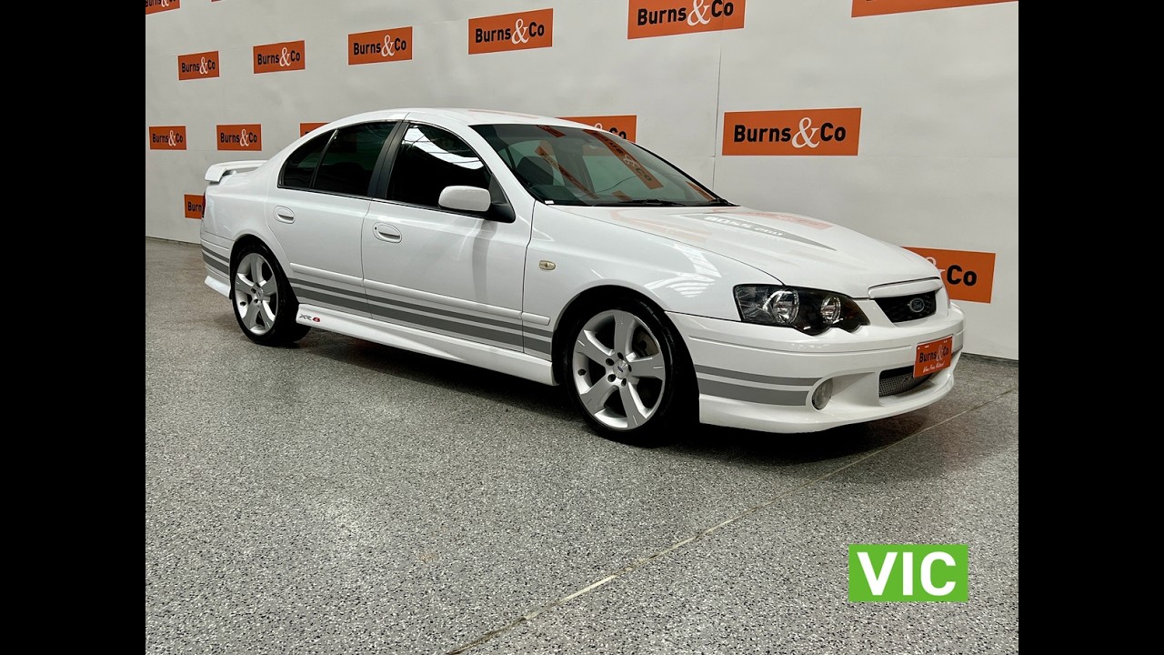 2005 Ford BA XR8 Falcon 5.4L 260 Boss V8 Manual - YouTube