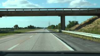 I-55 north from Sikeston, Missouri towards Cape Girardeau June, 3, 2013 (mile marker 87)