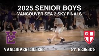 GAME WINNER. HEATED RIVARLY CHAMPIONSHIP GAME | Van Sea2Sky AAAA Finals 2025 | VC vs St George's