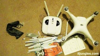 Unboxing DJI Phantom 4 Drone