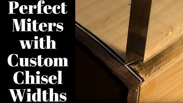 Perfect Miters with Custom Chisel Widths Beau Hannam Guitars and Ukuleles