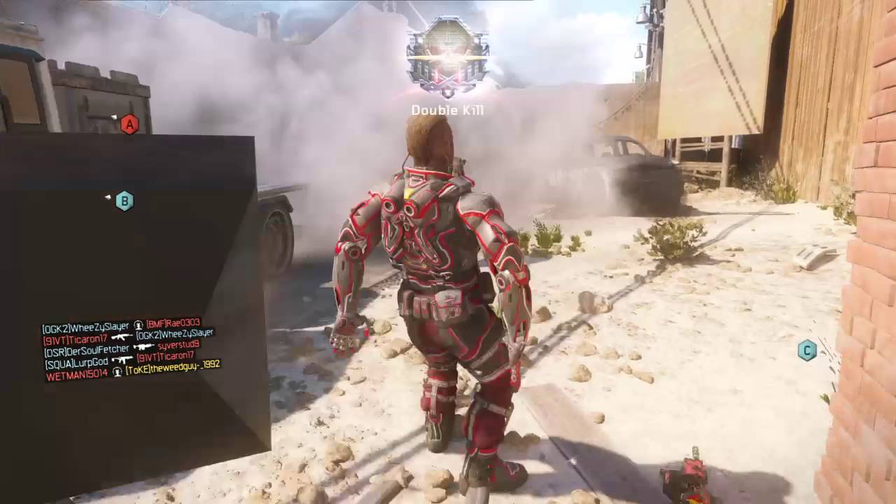 BlackOps3 PS4 beating down the enemy, new Epic Taunt "I Am Ruin"