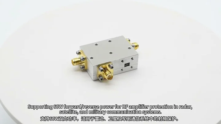 Dual Junction Coaxial Circulator (3.5-7.0GHz)#RFMicrowaveComponents #PassiveComponents