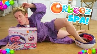 TRYING ORBEEZ FOOT SPA!