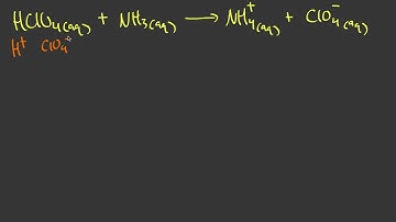 Writing the net ionic equation of a strong-acid, weak-base reaction