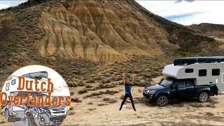 Spain by camper, desert Bardenas Reales - Dutchoverlanders living in truckcamper travelling Europe by Dutchoverlanders Berto and Saskia 1,023 views 4 years ago 4 minutes, 58 seconds