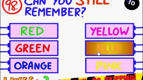 Impossible Quiz Walkthrough
