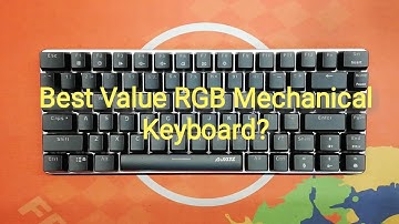 Ajazz Ak33 RGB Mechanical Keyboard. Best Affordable Mechanical Keyboard?