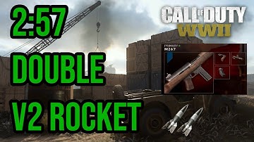 COD WW2 : 2:57mins Double V2 Rocket (70Sec+88Sec) on Shipment 1944