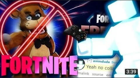 Fnaf x Fortnite collab cancelled(kinda sad)