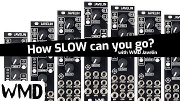 How to create very slow / long eurorack envelope signals with WMD Javelin