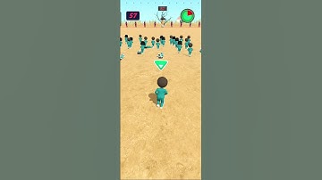 part 🚷💔😭 squid game 3D play k sniper challenge #squidgame #jondada