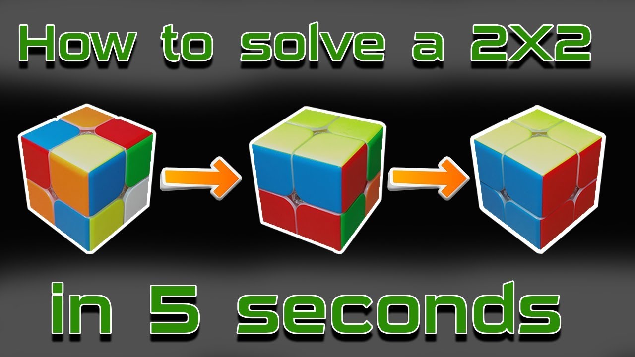 How To Solve A 2x2 Rubik s Cube In 5 Seconds Ortega Method Tutorial